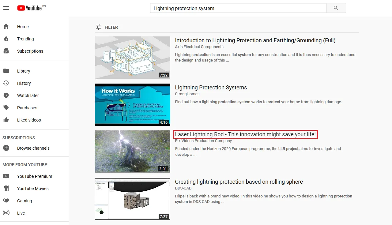 Laser Lightning Rod explainer video